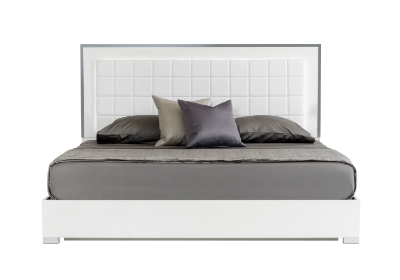 Picture of Eastern King Modrest San Marino Modern White Bed